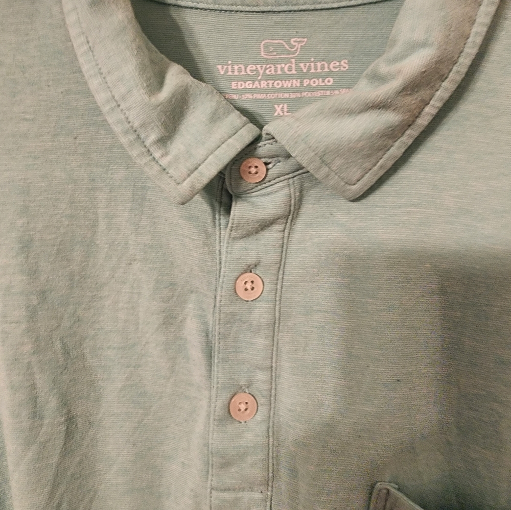 Men's Vineyard Vines Polo Xl Light Blue - Picture 3 of 12